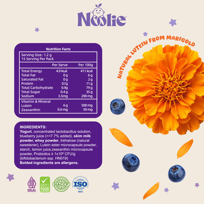 Noolie ® Yogurt Bites with Lutein