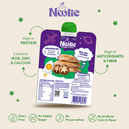 Noolie® DHA Porridge Meal - Chicken & Shiitake Mushroom