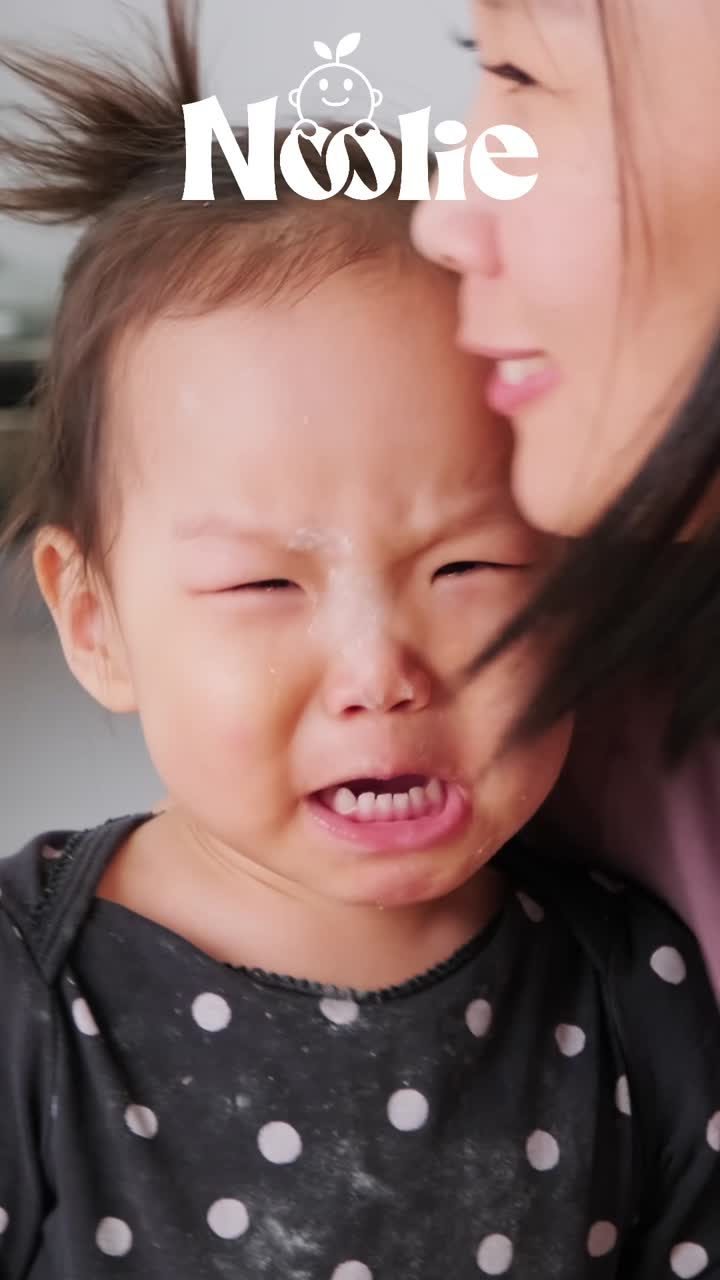 Toddler making a picky face